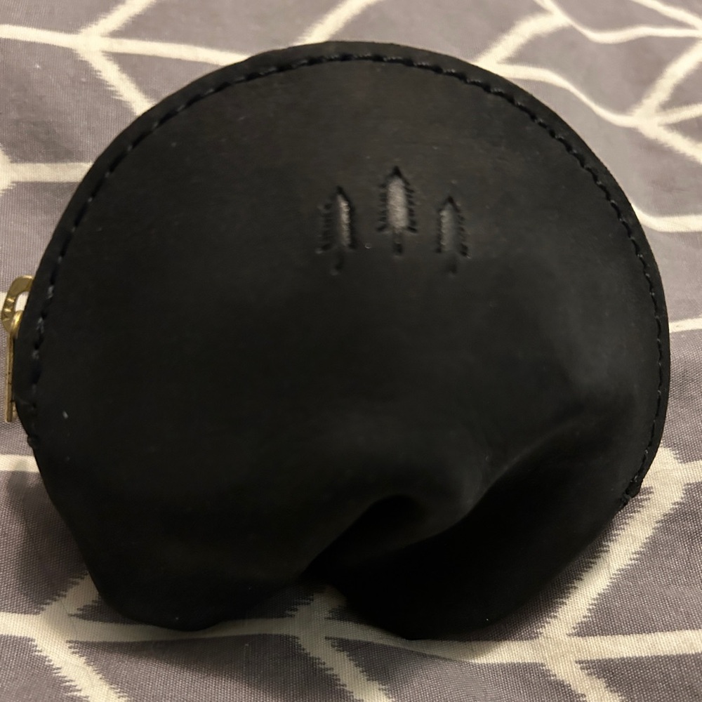 Fortune cookie pouch from Portland leather goods